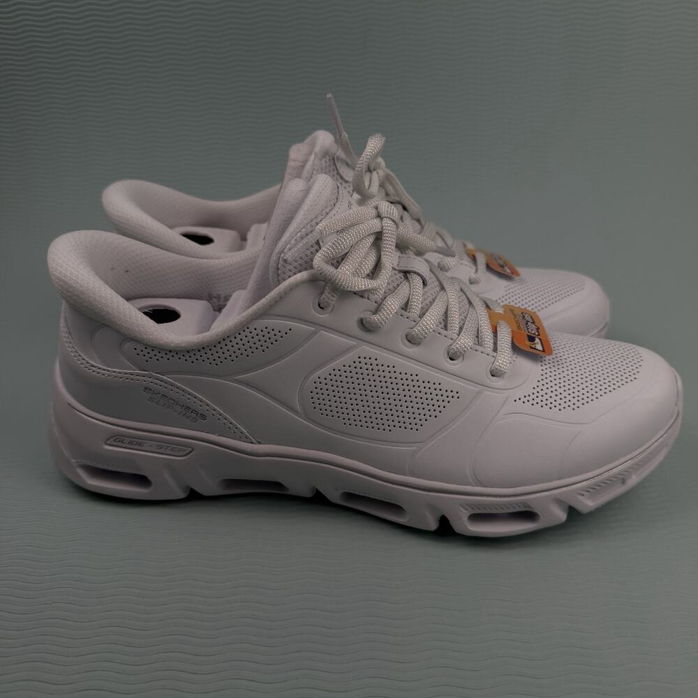Skechers Slip-ins Glide-Step Gratify Perfection Sneakers Women’s Size 8 White